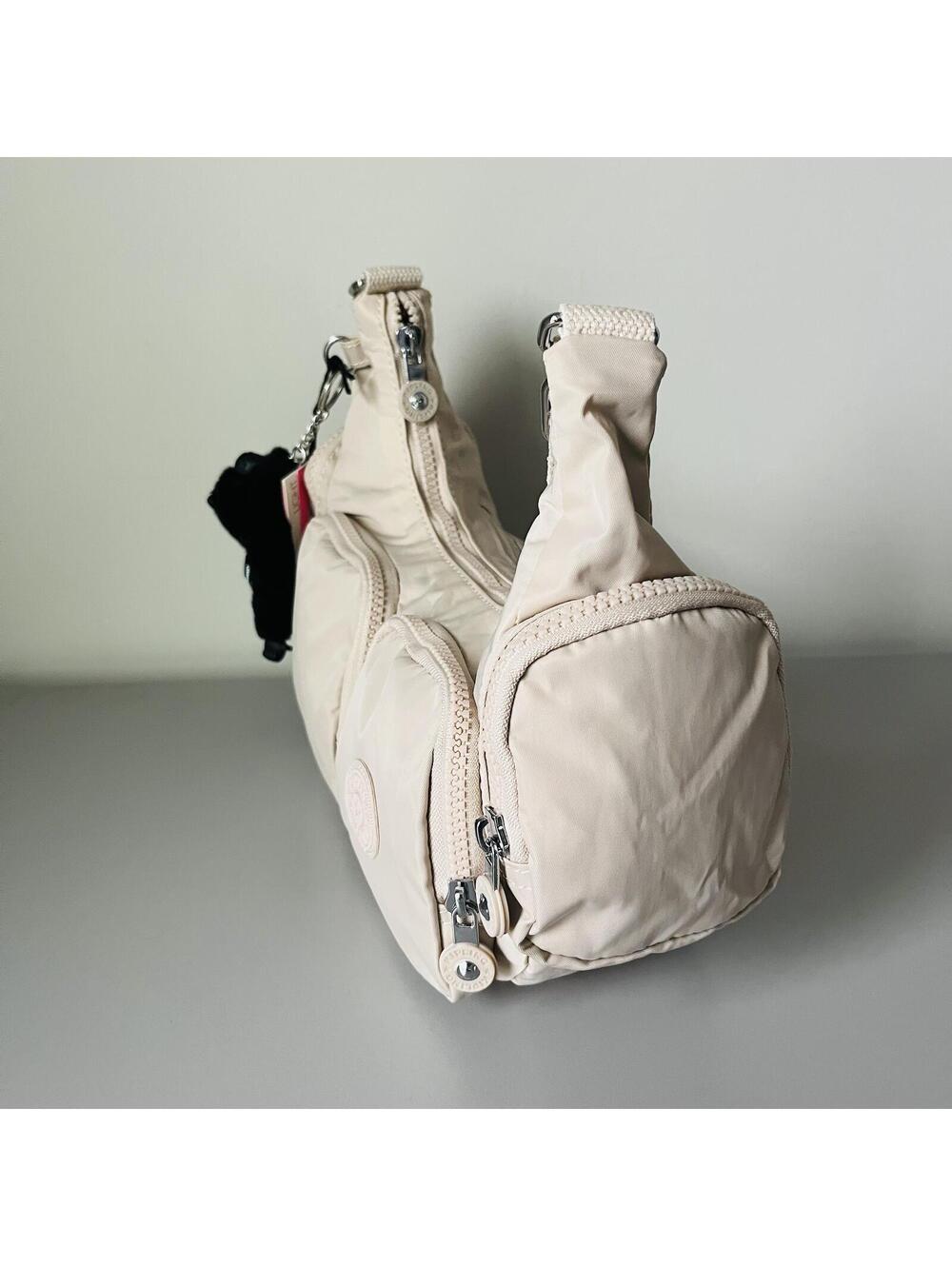 Kipling Basic Rikka Small Crossbody Bag in Ivory White NWT - Picture 3 of 5